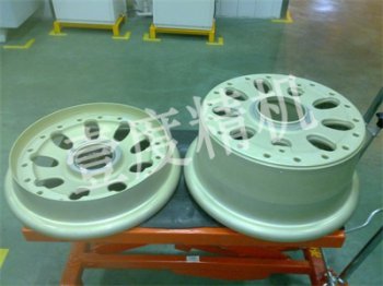 飛機(jī)輪轂噴砂效果